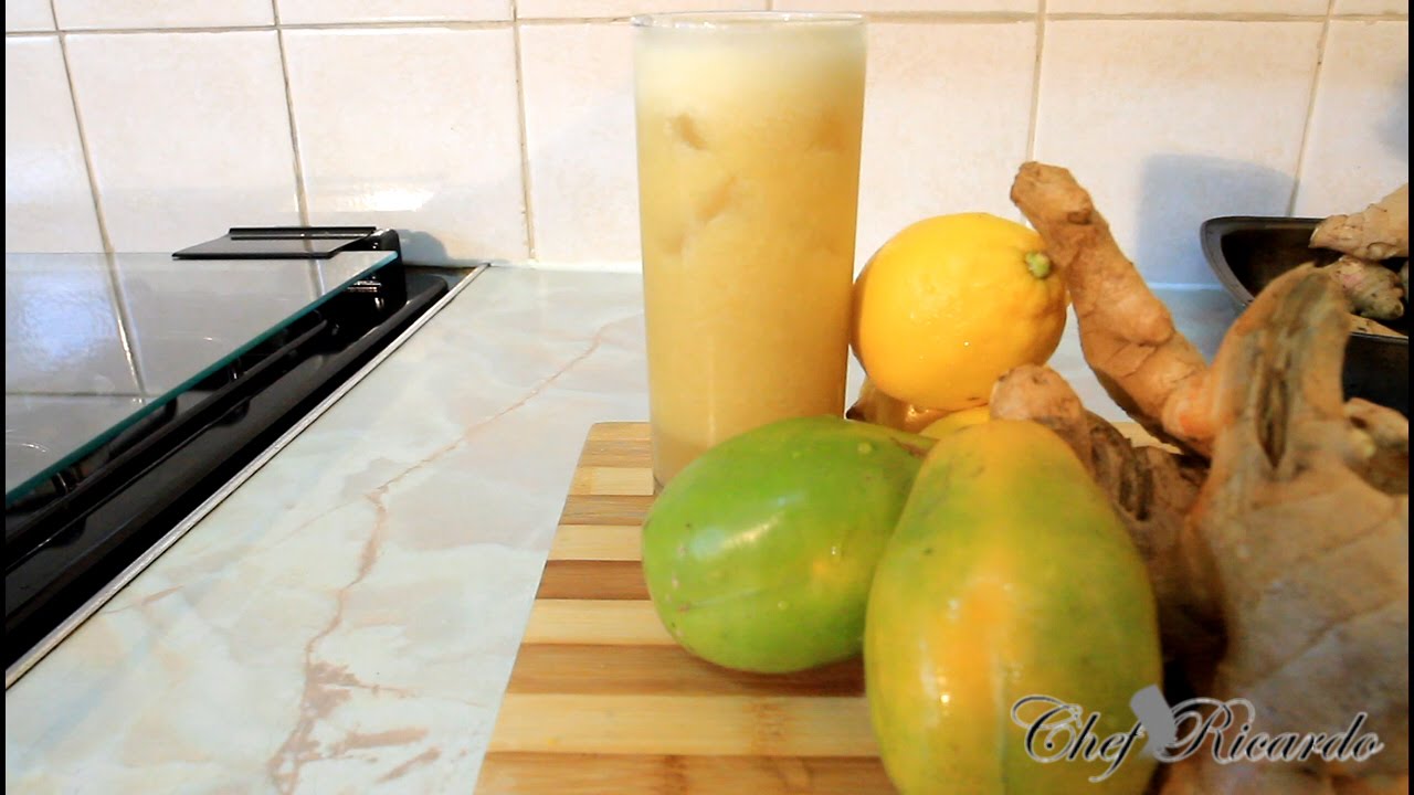 How To Make Home Made Jamaican June Plum Juice | Recipes By Chef Ricardo | Chef Ricardo Cooking