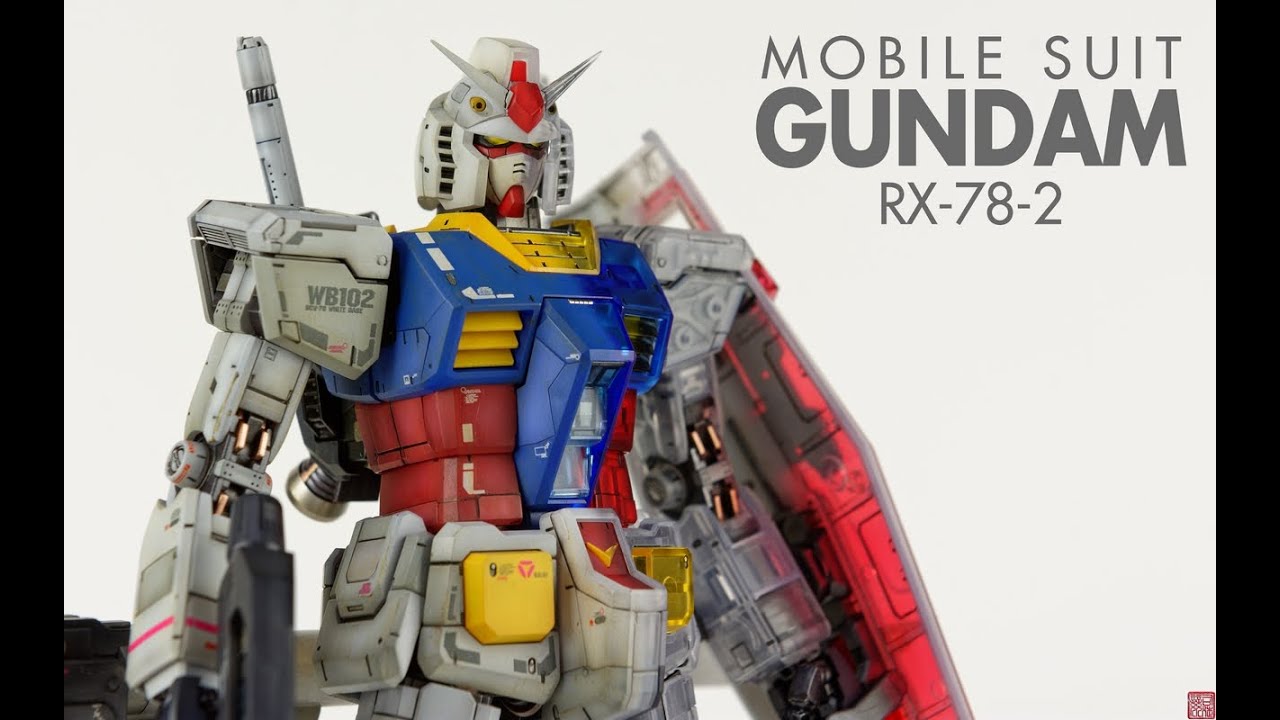 MG RX-78 Gundam ver. 3 | ガンダム (clear colour version) - half