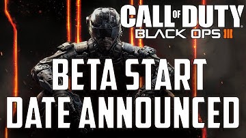 Black Ops 3 Beta Start Date Announced! Call Of Duty Multiplayer Beta!