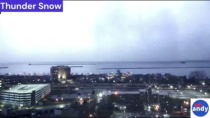 Thunder Snow near Buffalo, NY
