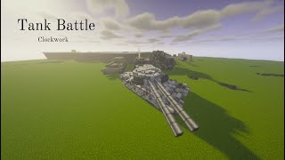 Minecraft Create Clockwork : Tank Battle