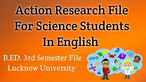 Action Research File || B.Ed. 3rd Semester File || Action Research File For Maths in English