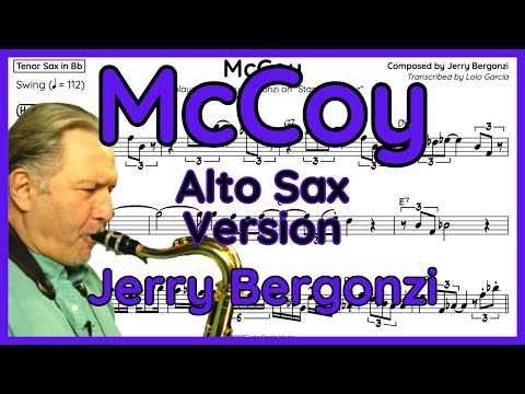 McCoy - Jerry Bergonzi - Alto Sax Version in Eb