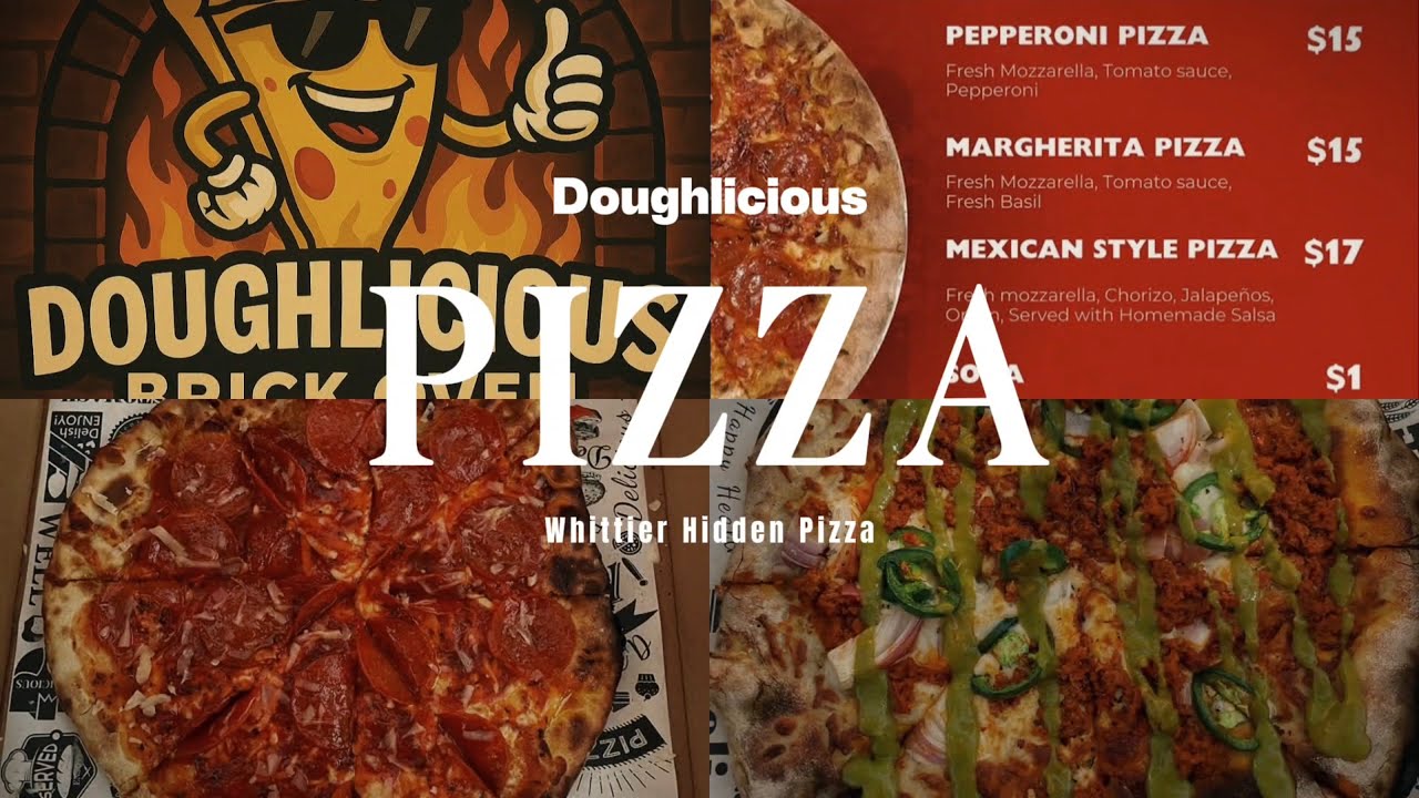 Whittier Hidden Pizza - Doughlicious | First Bite Episode 001 ✅