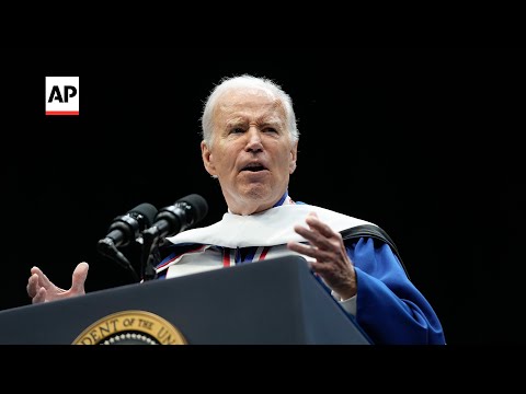 Biden gives commencement speech at Howard University