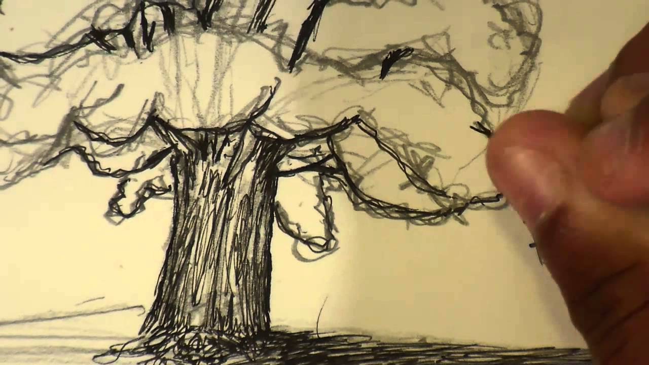 Discover 83+ anime tree sketch super hot - in.eteachers