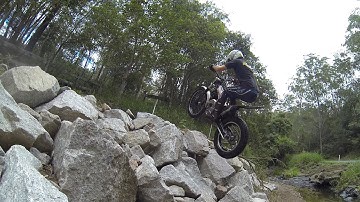 How to ride over rocks on trials bikes︱Cross Training Trials Techniques