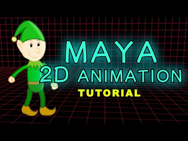 Maya Tutorial - How To Make A 2D Animation Or Cartoon - Youtube