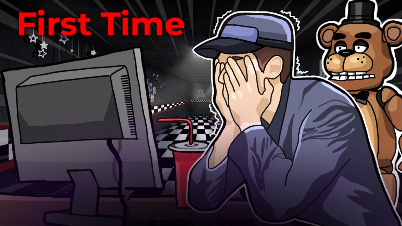 I Played FNAF for the FIRST Time | Five Nights At Freddy's - YouTube