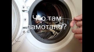 Как быстро достать предмет попавший за барабан стиральной машины