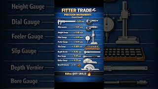 precision instrument least count 🔥🔥 सूक्ष्ममापी यंत्र का अल्पतामंक 🔧#iti #tools #fitter #skills