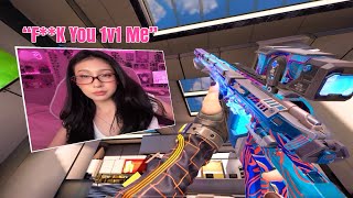 Ragebaiting 1v1 Rizz Streamer Gone Wrong (She Left)