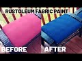 Product Review - Rustoleum Fabric Spray Paint - Outdoor Cushions