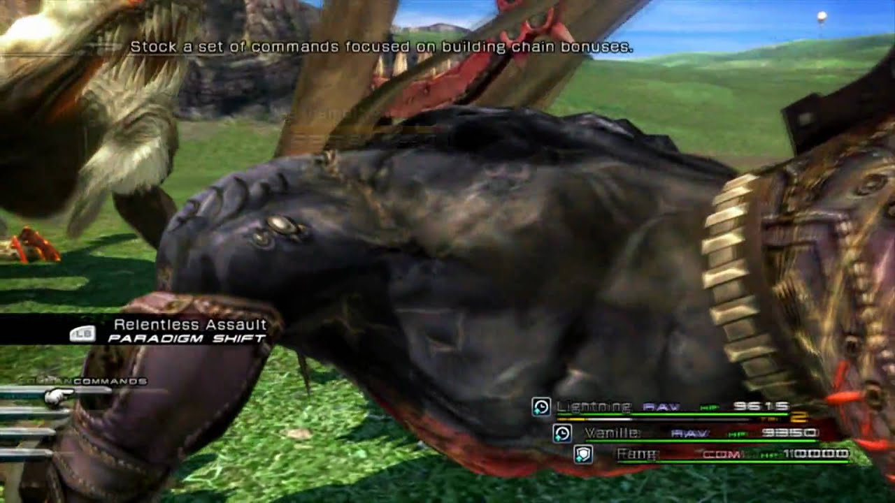 Final Fantasy XIII - Running Laps Addendum - Chapter 11, Gran Pulse, Behemoth King vs Megistotherian