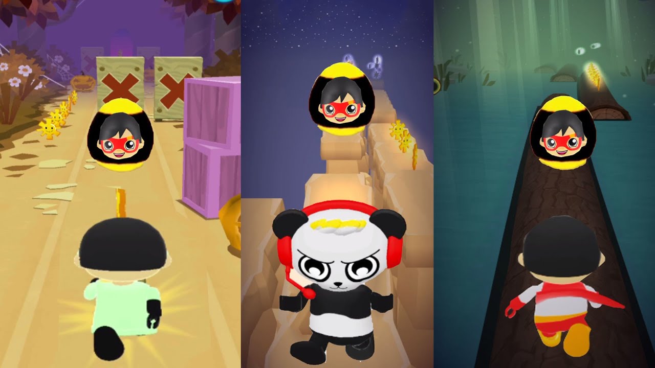 TAG WITH RYAN UNLOCK NEW YELLOW TITAN RYAN VS RADIOLOGIST RYAN CHRISTMAS EGG SURPRISE GAMEPLAY