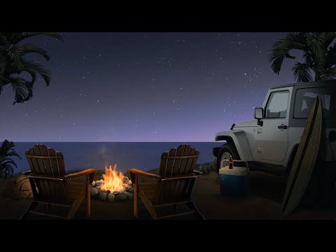 Campfire by the