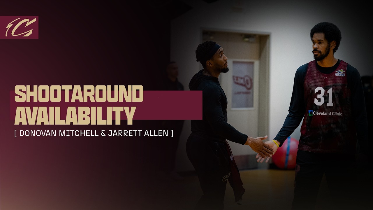 Cavs Shootaround | Donovan Mitchell & Jarrett Allen Media Availability | 10.22.2026