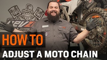 How To Adjust a Motorcycle Chain and Sprockets at RevZilla.com