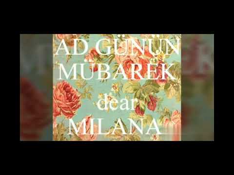 Milana ad günün mübarək 😇🥰😍😍