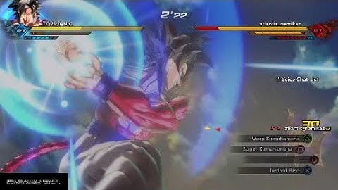XENOVERSE 2 CUSTOM GOKU SS4 COMBOS