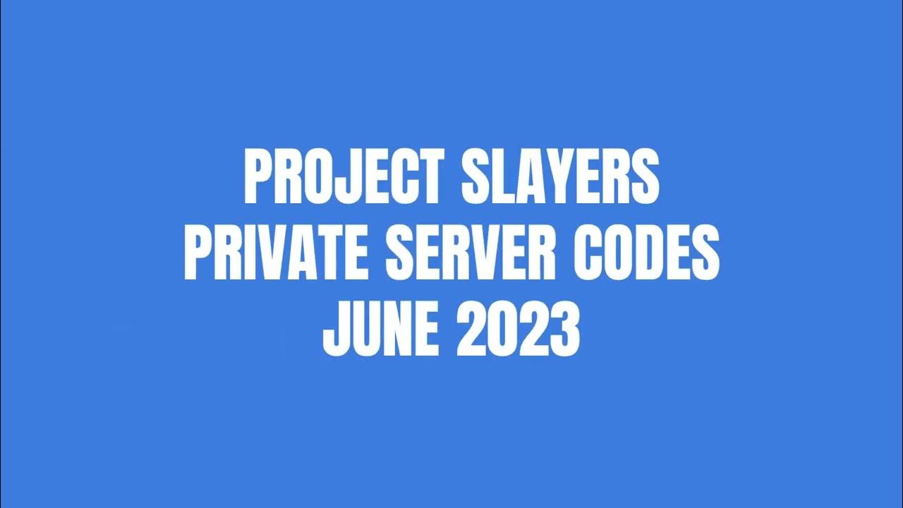 Project slayers free private server code project slayer free private