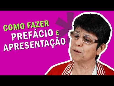 Vídeo: Diferença Entre Prefácio E Prefácio