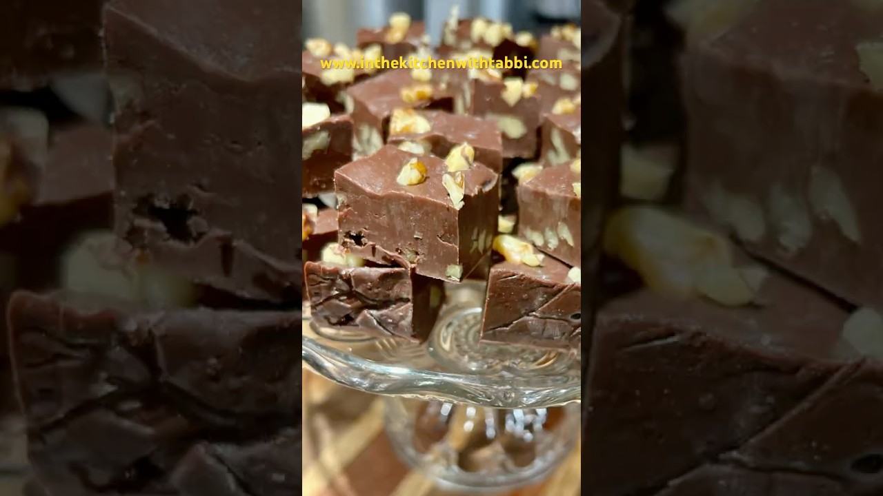 Шоколадная помадка с грецкими орехами — быстро и просто! 