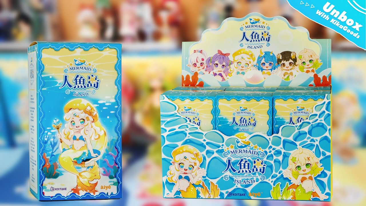 Unbox Mermaid Island Series Action Figure BJD Blind Box#unboxing #mermaid #cute #toys #kawaii #doll