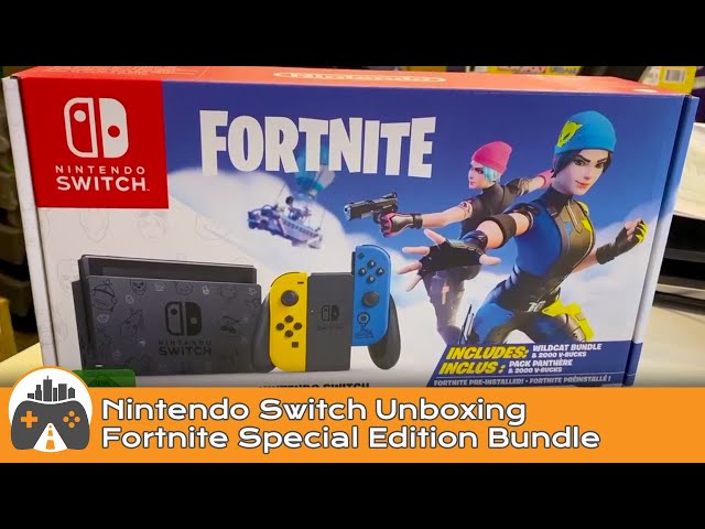 Nintendo Switch Fortnite Special Edition - Fortnite Wild Cat