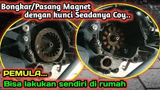 📍Gampang Banget⁉️ Buka/Pasang Kipas magnet MATIC HONDA  ☑️vlog 133