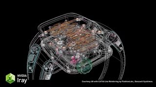 μ κ΅ν 3Dλͺ¨λΈμ ꡬννλ Iray μ Quadro VCA