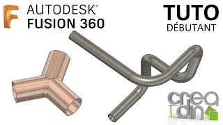 [TUTO DEBUTANT]  Pièces de tuyauterie sur FUSION 360