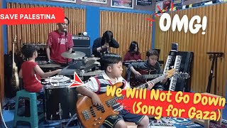 We Will Not Go Down (Song for Gaza) - cover By Hero Band | Save Palestina