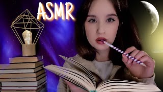 ASMR Library БИБЛИОТЕКА Ролевая Игра Unintelligible Whisper асмр шепот карандаш книги