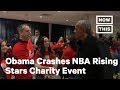 Obama Surprises NBA Rising Stars Charity Event | NowThis