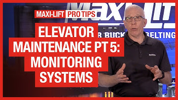 Elevator Maintenance Pt. 5 - Monitoring Systems