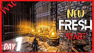 ARK MOBILE - NEW FRESH START PVXC | Episode - DAY 1  @Ghost.Gaming.