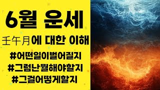 [사주] 2025년 06월 운세, 임오월에 대한 이해! 어떤일지벌어질지, 그럼 난 뭘해야할지, 한다면 어떻게…