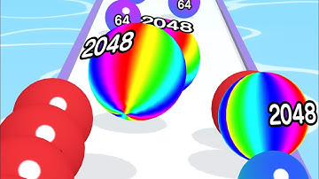 Ball Run 2048 - All Levels Gameplay Android,iOS (Level 206-210)