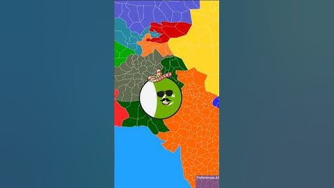 Countries that love or hate #shorts #countryballs #russia #ww3  #pakistan #map #trending