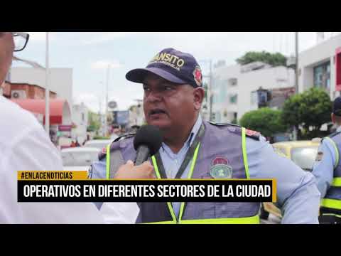 Operativos de diferentes sectores de la ciudad