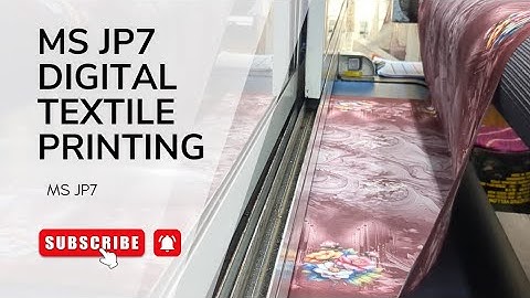 Digital Textile printing in Bangladesh | MS JP7 #machine #printing #printer