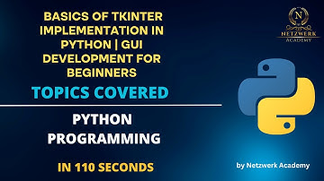 🖥️ Basics of Tkinter Implementation in Python | GUI Development for Beginners