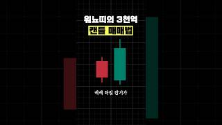 코인 매매 전략 코인 워뇨띠의 3척억 캔들 매매법