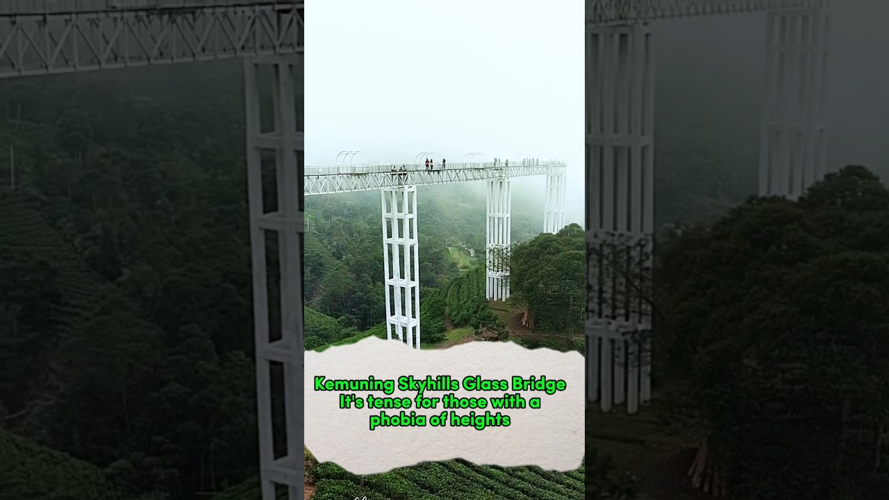 Kemuning Skyhills Glass Bridge, The Longest Glass Bridge in Central Java 