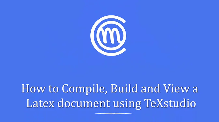 Write your first LaTeX document using TeXstudio