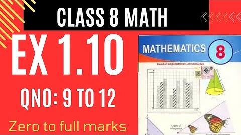 Class 8 Math Ex 1.10 | New Syllabus 2025 | Urdu Solution | PTB Chapter
