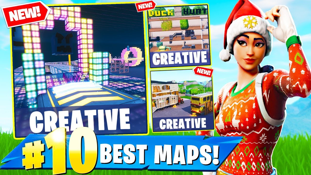 Top 10 Creative Maps In Fortnite Youtube - top 10 creative maps in fortnite