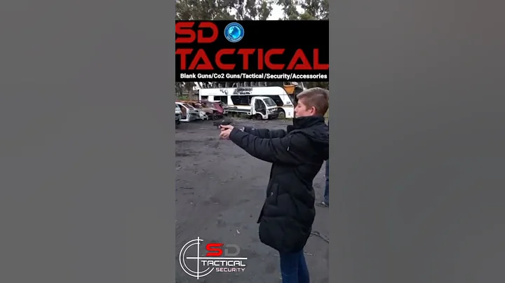 Nadia From SD Tactical-Security Firing Blank Gun 1st Time