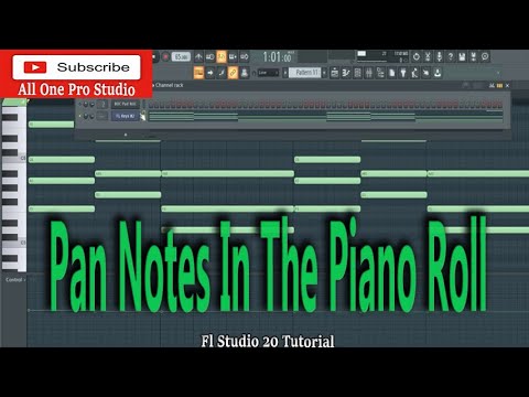 FL Studio Tutorial - How To Pan Notes In The Piano Roll - YouTube